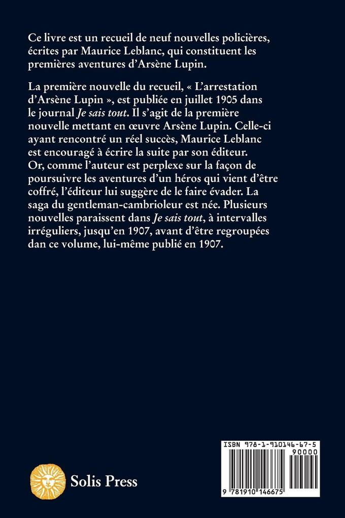 Weitere Ansicht: Arsène Lupin | Maurice Leblanc