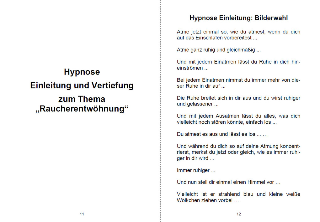 Weitere Ansicht: Hypnosetexte zum Vorlesen und selber Zusammenstellen | Angelina Schulze