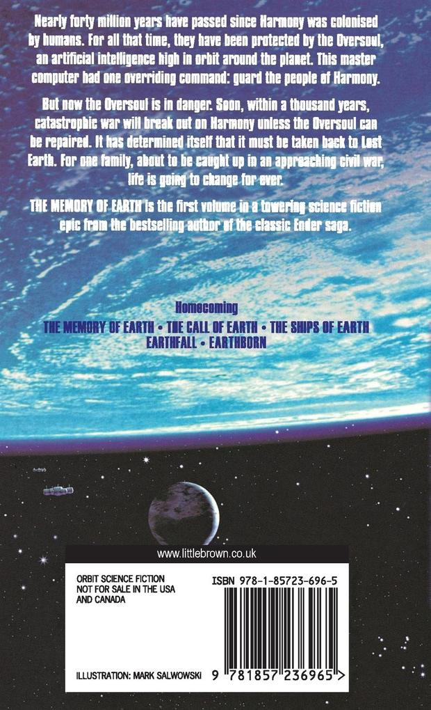 Weitere Ansicht: The Memory Of Earth | Orson Scott Card