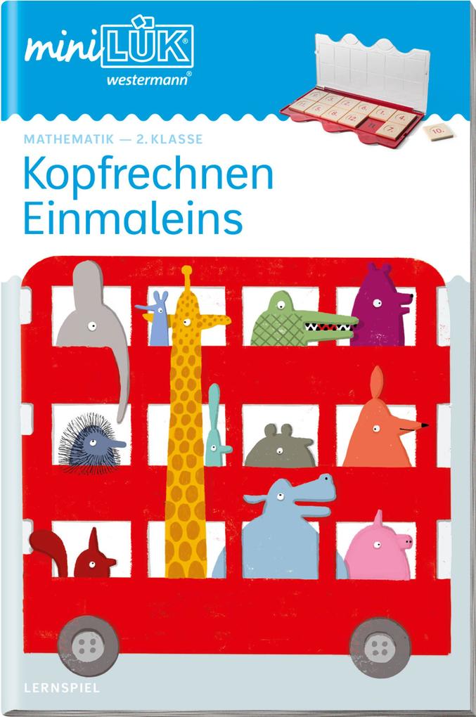 Produktbild: miniLÜK. Mathe. Kopfrechnen Einmaleins. 2. Klasse | S. Meier