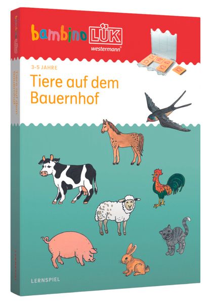 Produktbild: bambinoLÜK - Set Tiere auf dem Bauernhof | Michael Junga