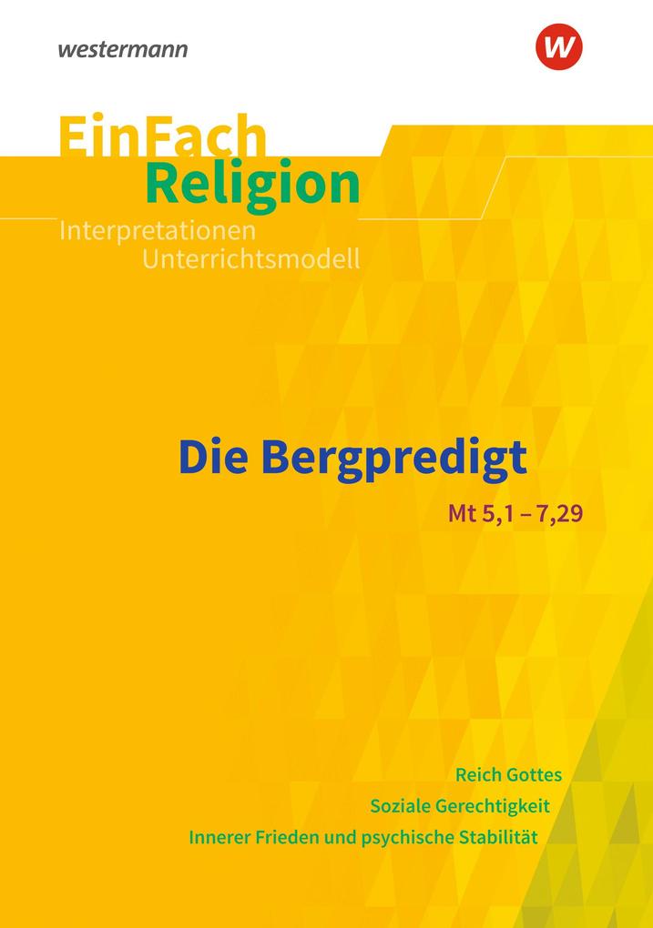 Produktbild: Bergpredigt. EinFach Religion | René Adamek, Kathrin Albers
