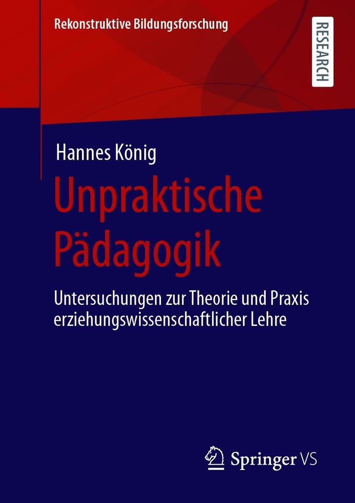 Produktbild: Unpraktische Pädagogik | Hannes König