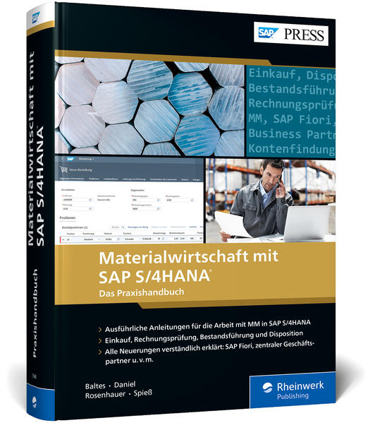 Produktbild: Materialwirtschaft mit SAP S/4HANA | Oliver Baltes, Martin Daniel, Petra Spieß, Jens Rosenhauer