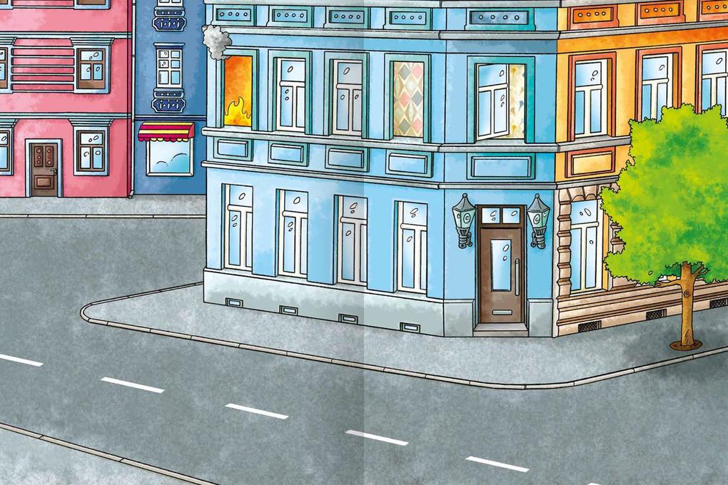 Weitere Ansicht: Erstes Stickern - Feuerwehr und Polizei im Einsatz