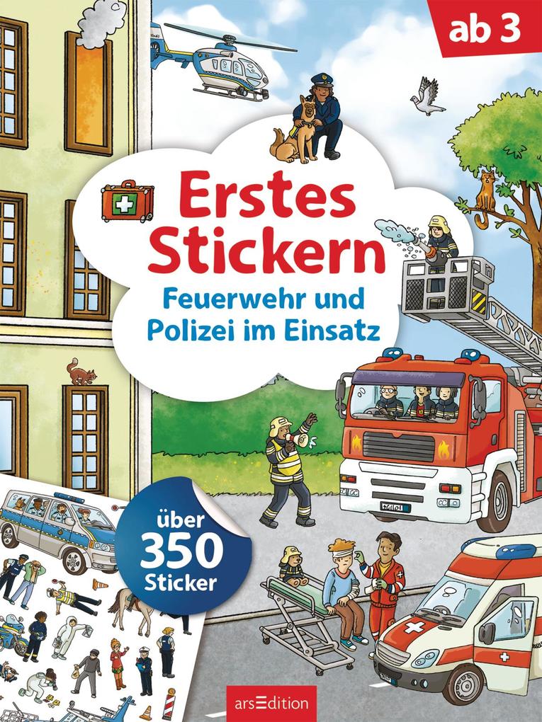 Weitere Ansicht: Erstes Stickern - Feuerwehr und Polizei im Einsatz
