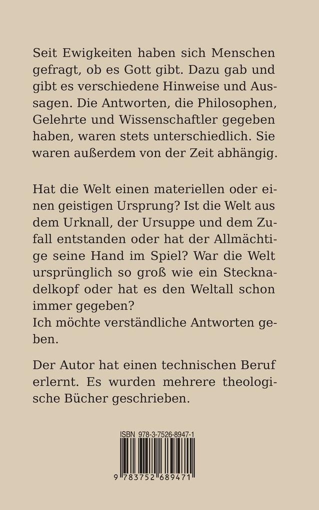 Weitere Ansicht: Der Allmächtige | Günter H. Klein