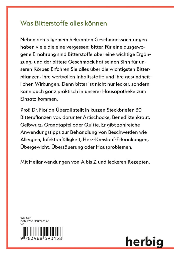 Weitere Ansicht: Gesund mit Bitterstoffen | Florian Überall