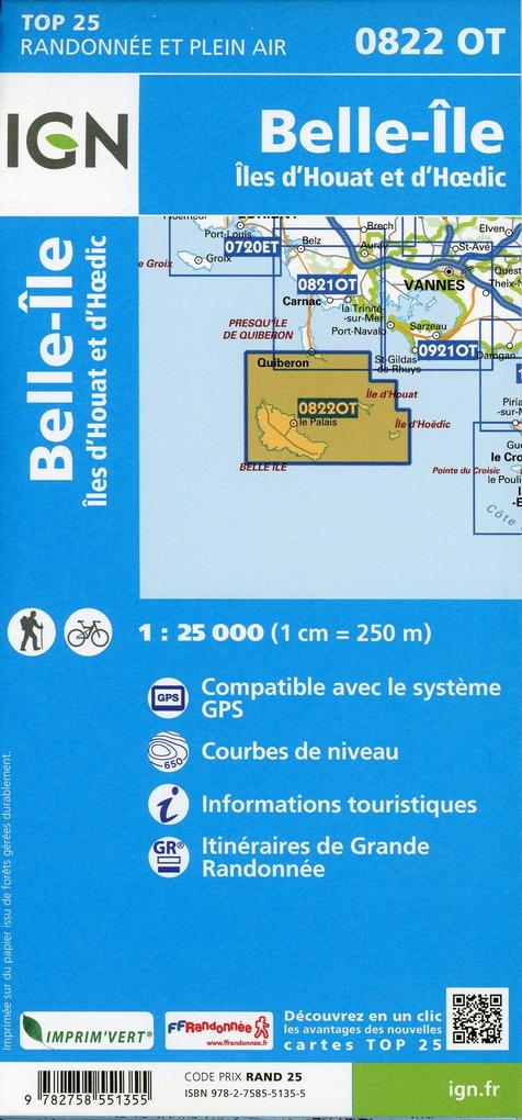 Weitere Ansicht: 0822OT Belle ×le D'Houat et D'Hoedic