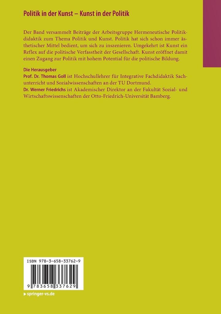 Weitere Ansicht: Politik in der Kunst - Kunst in der Politik