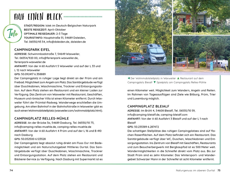 Weitere Ansicht: Wochenend und Wohnmobil - Kleine Auszeiten in der Eifel | Rainer D. Kröll