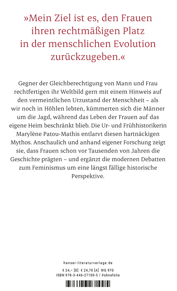 Weitere Ansicht: Weibliche Unsichtbarkeit | Marylène Patou-Mathis