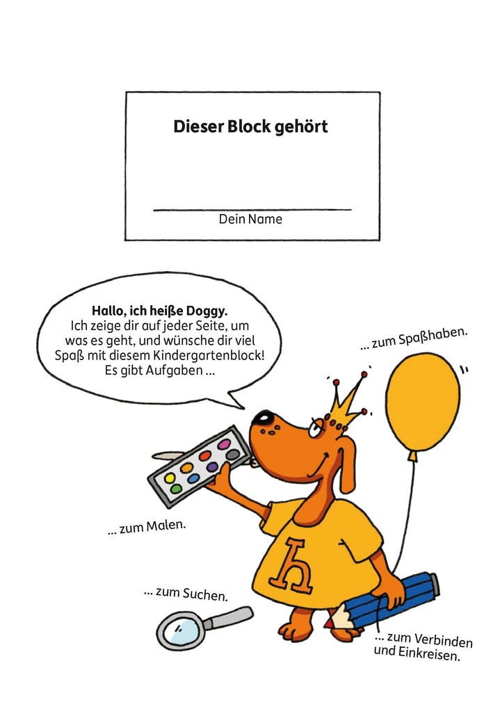 Weitere Ansicht: Kindergartenblock ab 3 Jahre - Meine ersten Rätsel und Denkspiele | Ulrike Maier