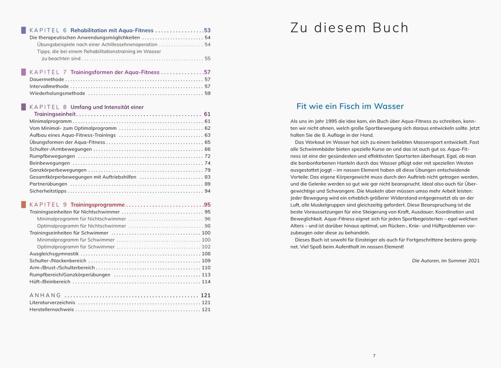Weitere Ansicht: Aqua Fitness. Gelenkschonende Wassergymnastik für mehr Ausdauer, Beweglichkeit und Kraft | Andrea Röwekamp, Thorsten Dargatz