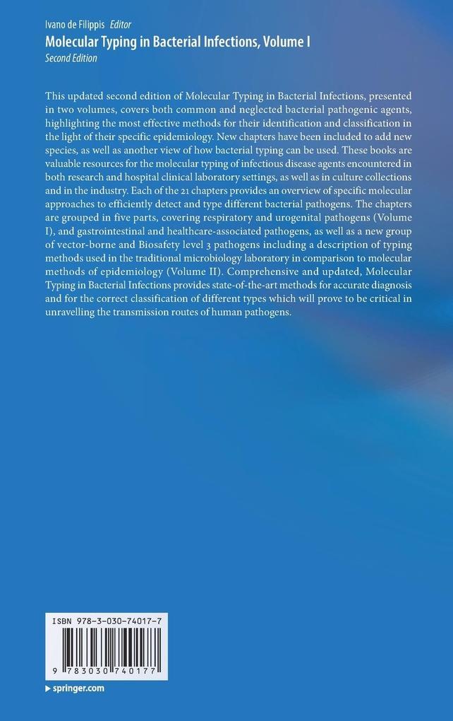 Weitere Ansicht: Molecular Typing in Bacterial Infections, Volume I