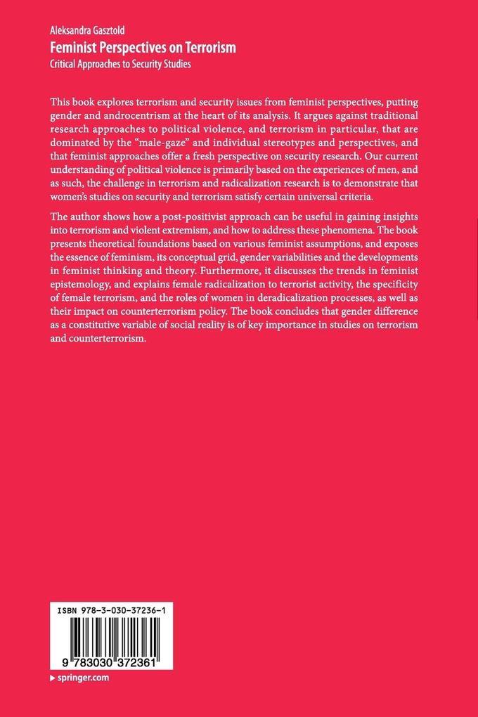 Weitere Ansicht: Feminist Perspectives on Terrorism | Aleksandra Gasztold