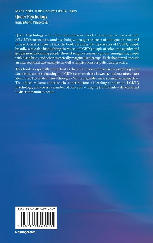 Weitere Ansicht: Queer Psychology