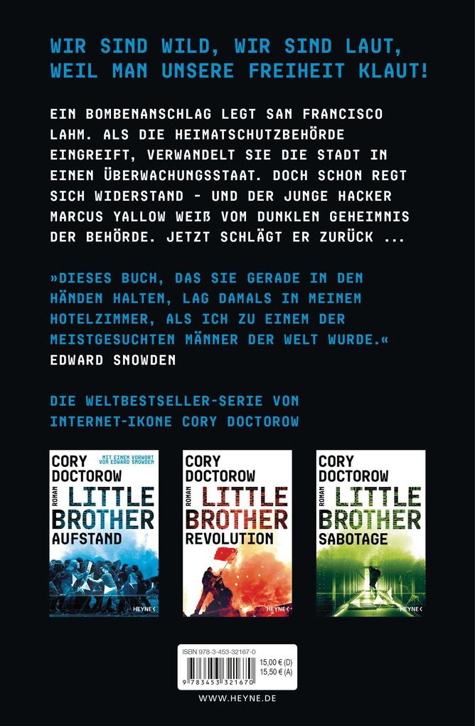 Weitere Ansicht: Little Brother - Aufstand | Cory Doctorow