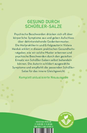 Weitere Ansicht: Schüßler-Salze für Psyche und Seele | Vistara H. Haiduk