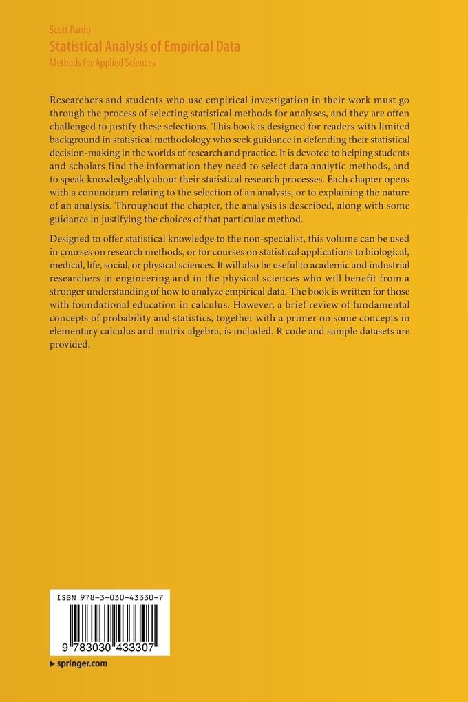Weitere Ansicht: Statistical Analysis of Empirical Data | Scott Pardo
