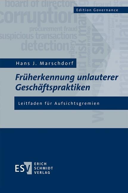 Produktbild: Früherkennung unlauterer Geschäftspraktiken | Hans-Joachim Marschdorf