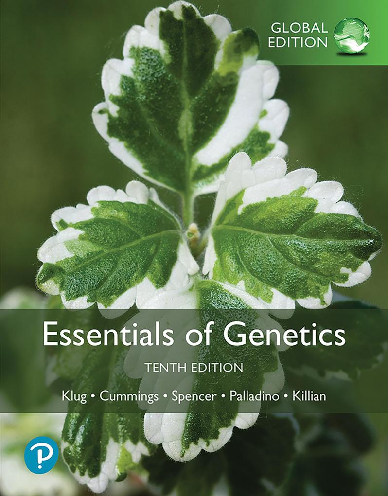 Produktbild: Essentials of Genetics, Global Edition | William S Klug, Michael Cummings, Charlotte A. Spencer, Michael A Palladino, Darrell Killian