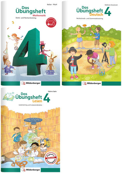 Produktbild: Sicher ins 5. Schuljahr - Paket: Rechnen - Schreiben - Lesen - Grammatik · Klasse 4 | Sabine Stehr