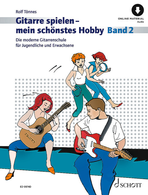 Produktbild: Gitarre spielen - mein schönstes Hobby. Band 2 | Rolf Tönnes