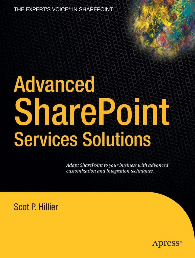 Produktbild: Advanced Sharepoint Services Solutions | Scot P. Hillier