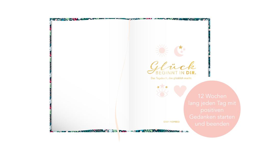 Weitere Ansicht: Das Tagebuch das glücklich macht (Special Edition): 6 Minuten am Tag für mehr Glück, Positivität, Dankbarkeit und Erfolg. Dankbarkeitstagebuch zum Ausfüllen für jeden Tag. 6 Minuten Tagebuch für mehr Achtsamkeit. 12 Wochen Tagebuch in rosa | Lisa Wirth