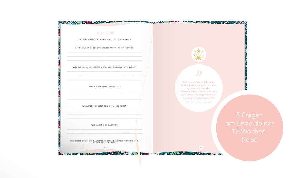 Weitere Ansicht: Das Tagebuch das glücklich macht (Special Edition): 6 Minuten am Tag für mehr Glück, Positivität, Dankbarkeit und Erfolg. Dankbarkeitstagebuch zum Ausfüllen für jeden Tag. 6 Minuten Tagebuch für mehr Achtsamkeit. 12 Wochen Tagebuch in rosa | Lisa Wirth