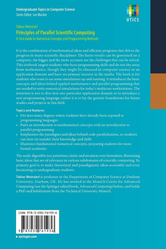 Weitere Ansicht: Principles of Parallel Scientific Computing | Tobias Weinzierl