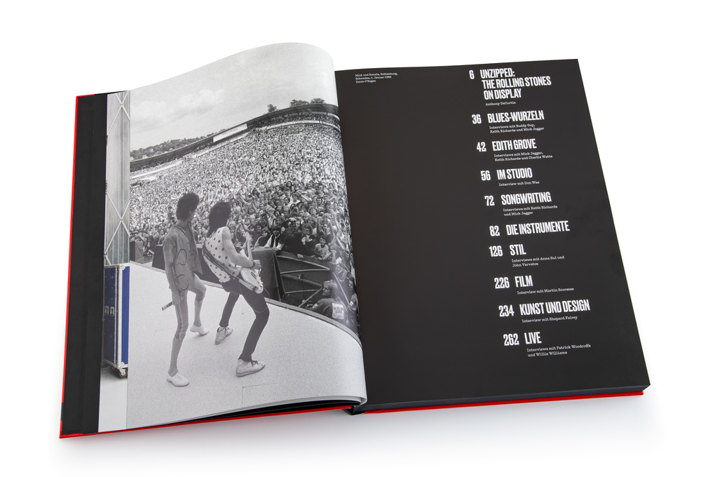Weitere Ansicht: The Rolling Stones UNZIPPED. Deutschsprachige Ausgabe