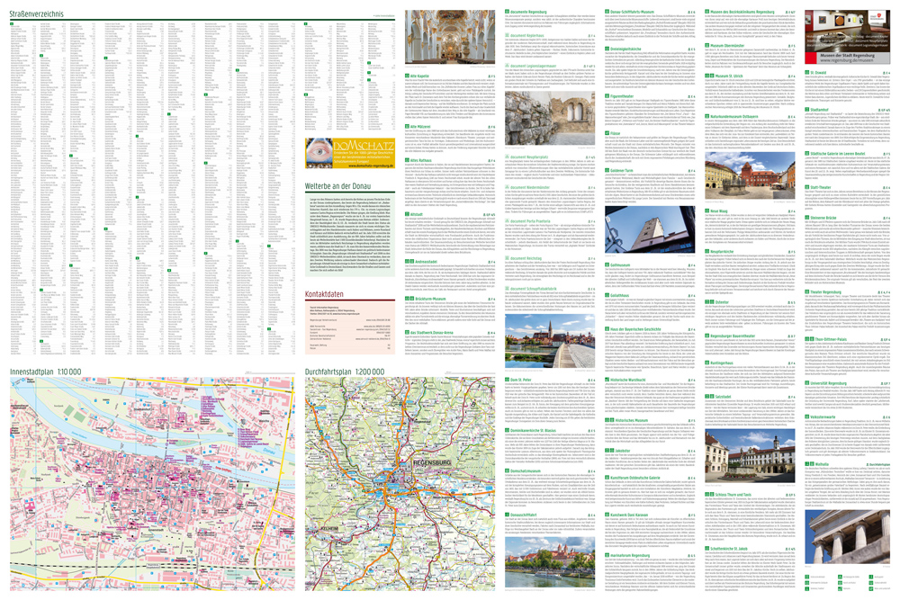 Weitere Ansicht: Regensburg, Stadtplan 1:14.000