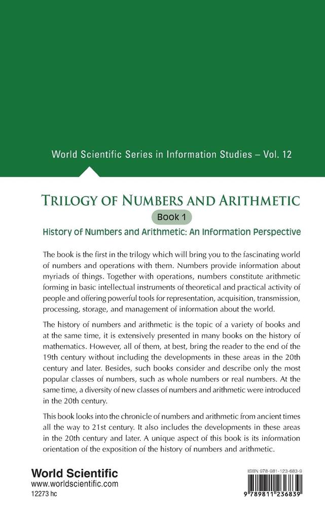 Weitere Ansicht: TRILOGY NUMBERS & ARITHME (BK1) | Mark Burgin