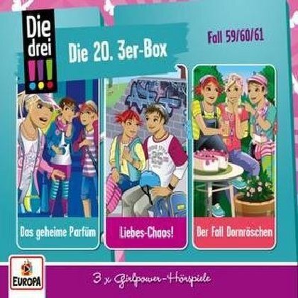 Produktbild: Die drei !!!: Die 20. 3er Box (Folgen 59, 60, 61) (drei Ausrufezeichen)