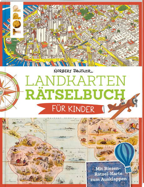 Produktbild: Landkartenrätselbuch für Kinder | Norbert Pautner