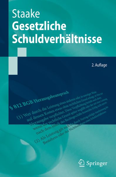 Produktbild: Gesetzliche Schuldverhältnisse | Marco Staake