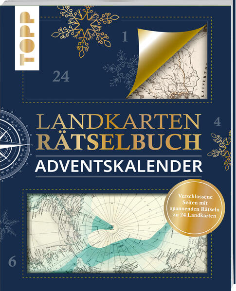 Produktbild: Landkarten-Rätsel Adventskalender | Norbert Pautner