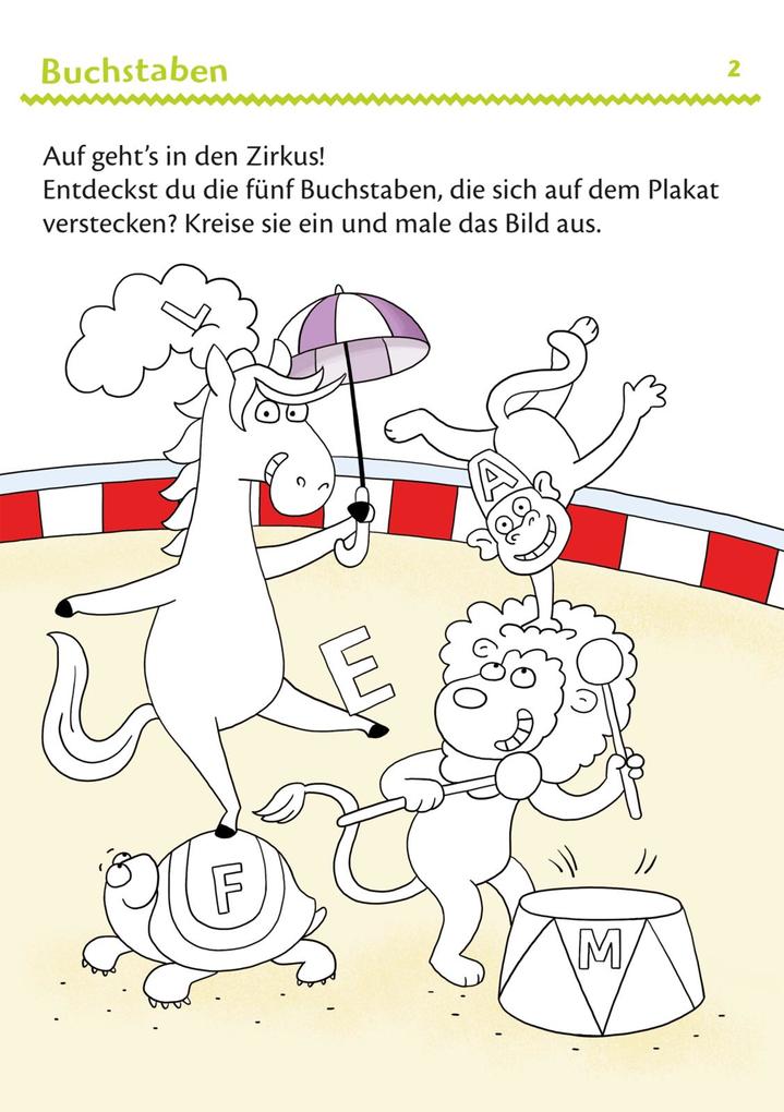 Weitere Ansicht: Mein bunter Kindergarten-Block: Malspiele und Rätsel | Hanna Sörensen