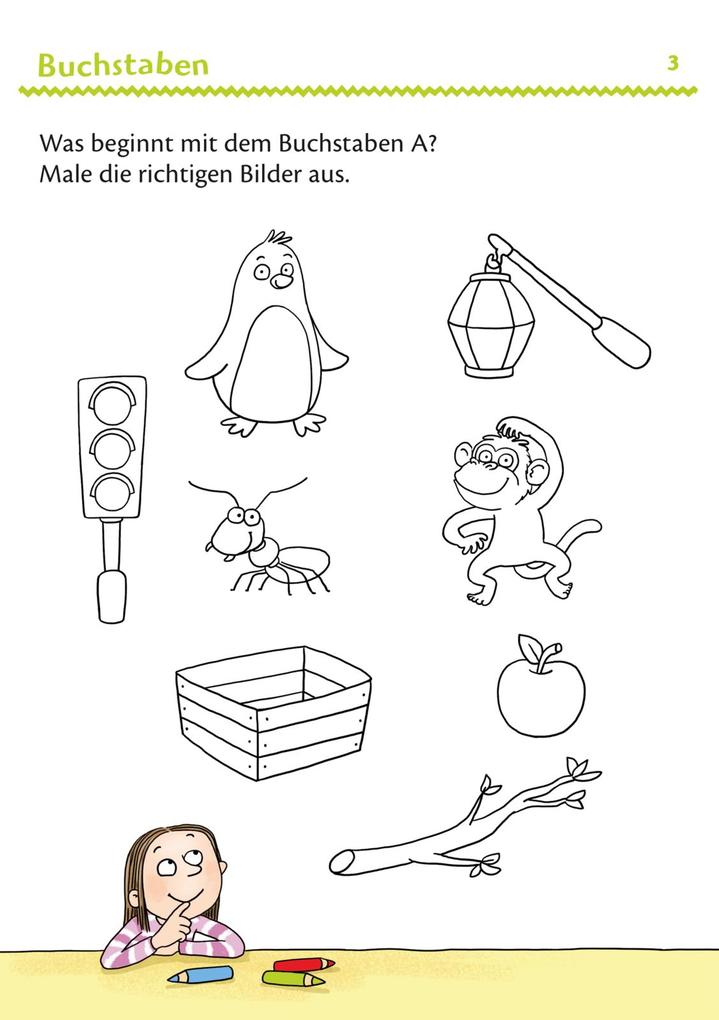 Weitere Ansicht: Mein bunter Kindergarten-Block: Malspiele und Rätsel | Hanna Sörensen