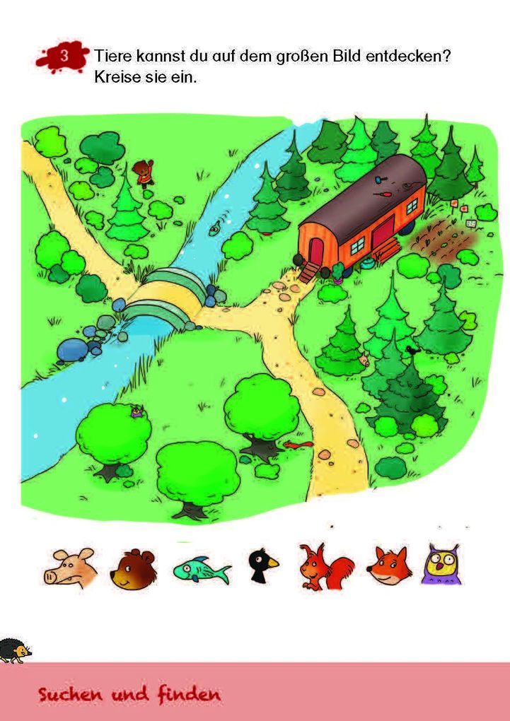 Weitere Ansicht: Mein Spiel- und Lernblock 1 - Abenteuer im Wald | Marion Krause