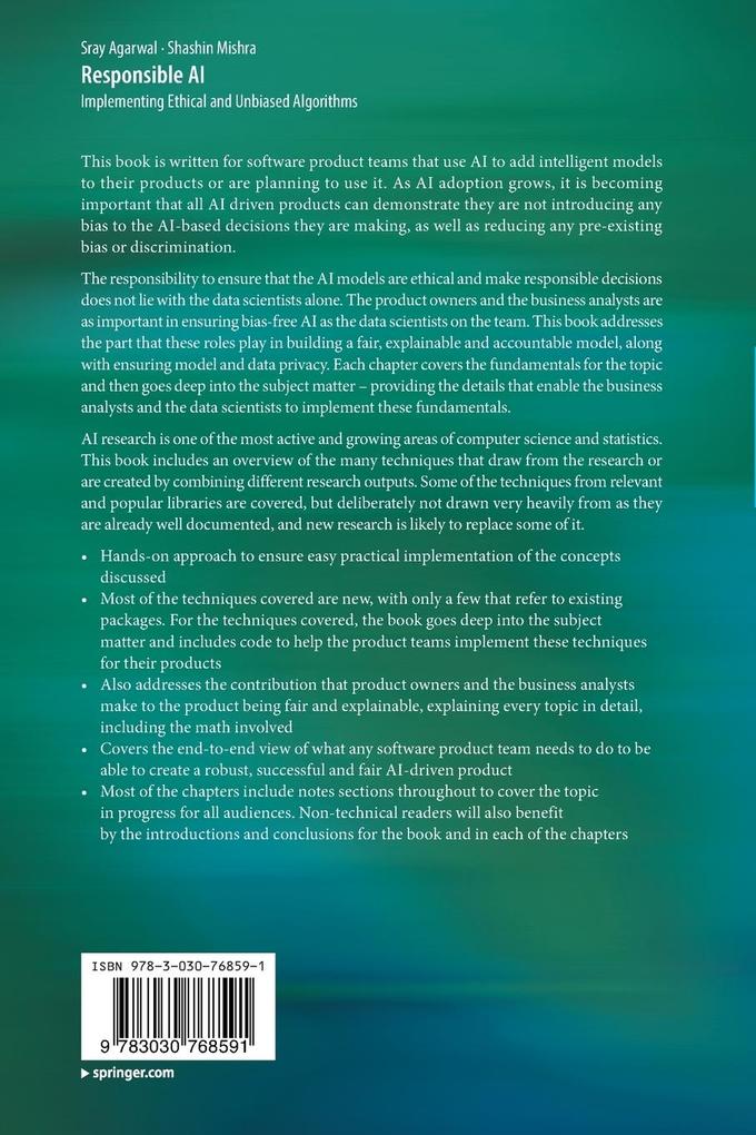 Weitere Ansicht: Responsible AI | Sray Agarwal, Shashin Mishra