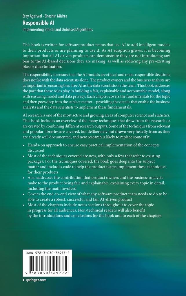 Weitere Ansicht: Responsible AI | Sray Agarwal, Shashin Mishra