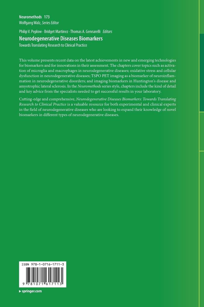 Weitere Ansicht: Neurodegenerative Diseases Biomarkers