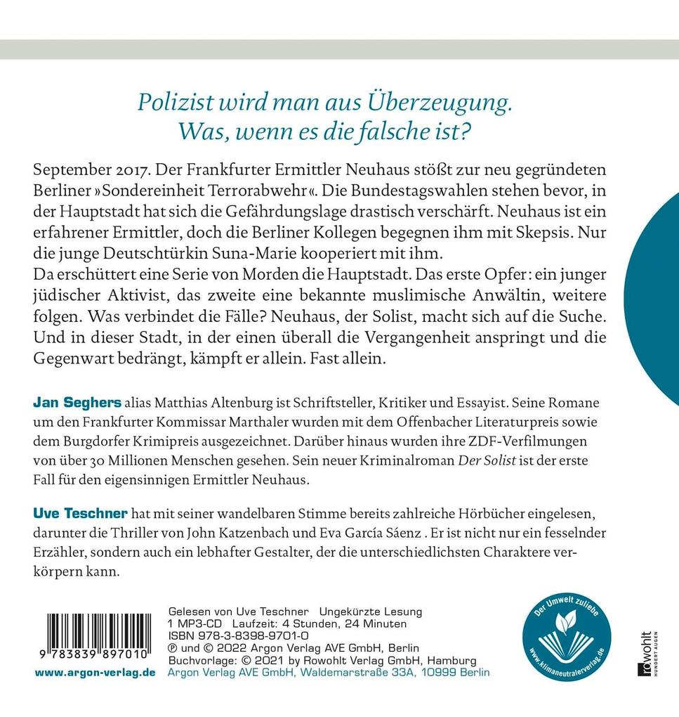 Weitere Ansicht: Der Solist | Jan Seghers