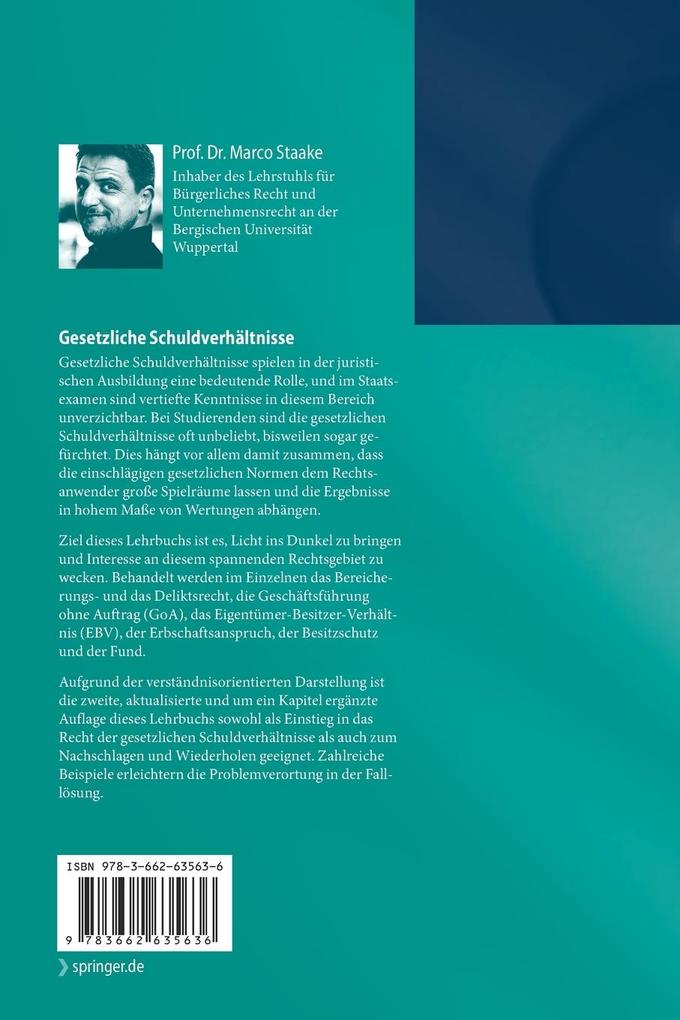 Weitere Ansicht: Gesetzliche Schuldverhältnisse | Marco Staake