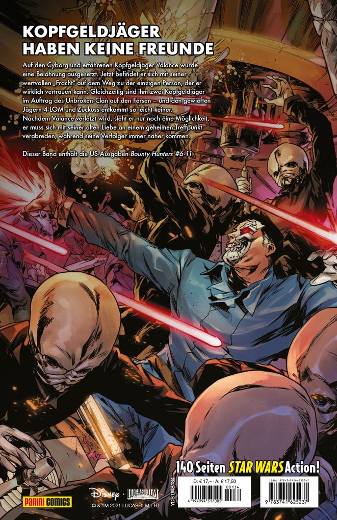 Weitere Ansicht: Star Wars Comics: Kopfgeldjäger II - im Fadenkreuz | Ethan Sacks, Paolo Villanelli