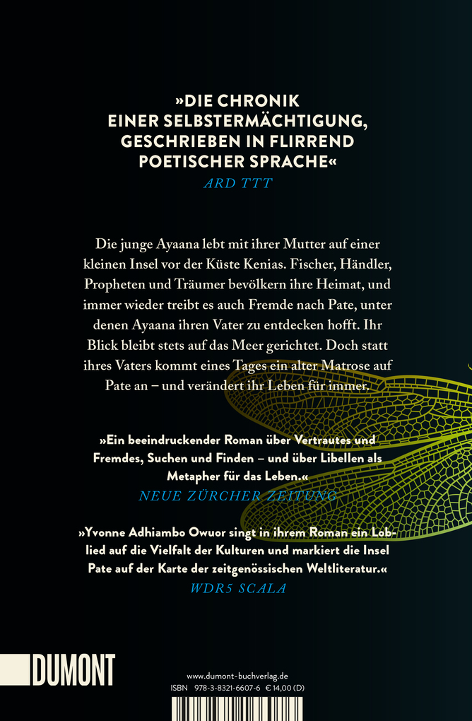 Weitere Ansicht: Das Meer der Libellen | Yvonne Adhiambo Owuor