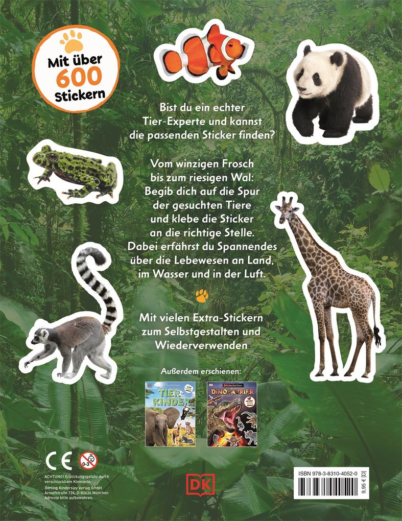 Weitere Ansicht: Sticker-Lexikon. Tiere